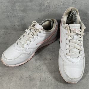 Fila Womens Classico 18 White Pink Casual Shoes Sneakers Sz 9 ~5CM00152-155